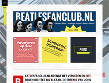 Tablet Screenshot of beatlesfanclub.nl